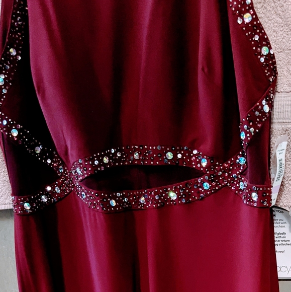 Macy's | Dresses | Macys Burgundy Plus 